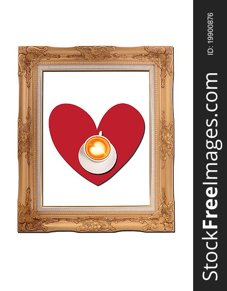 Picture Frame With Heart Inside