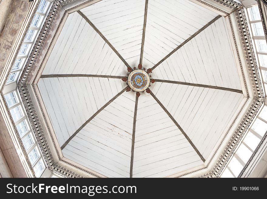 Dome of Anatomical theatre in Gustavianum of Uppsala