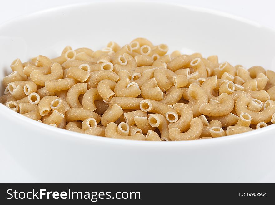 Dry macaroni pasta