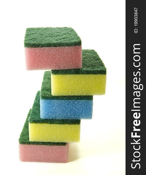 Colorful sponges