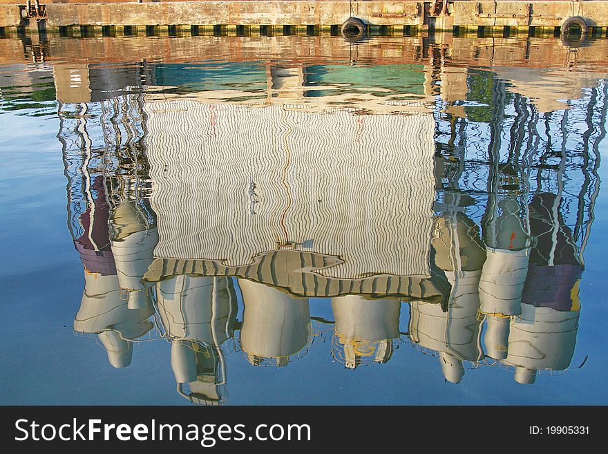 Reflection of tanks of storage