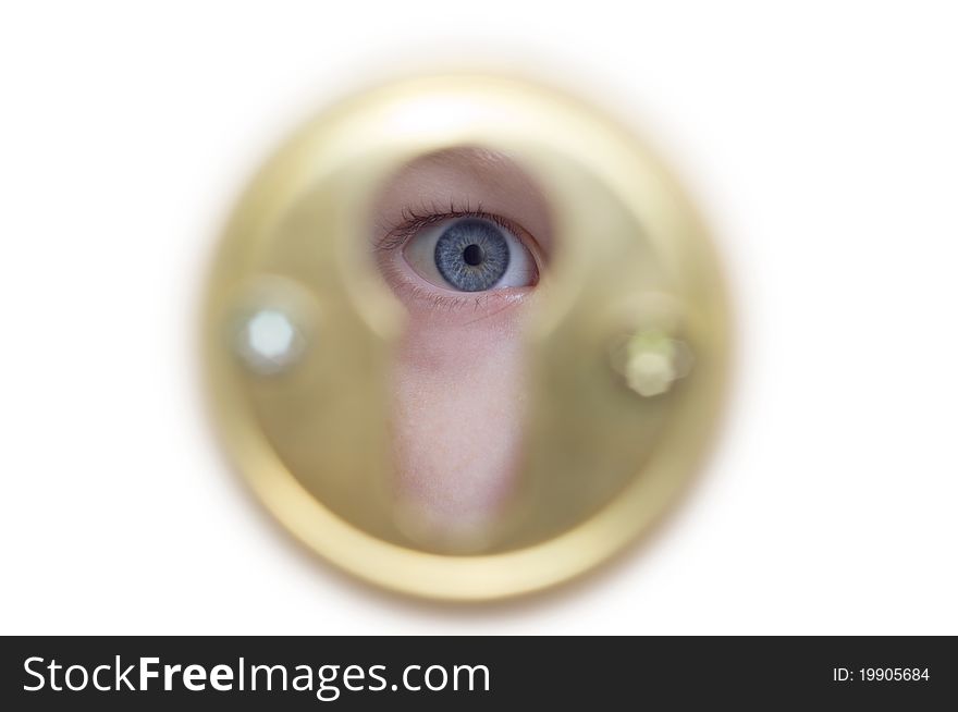 Looking through a keyhole