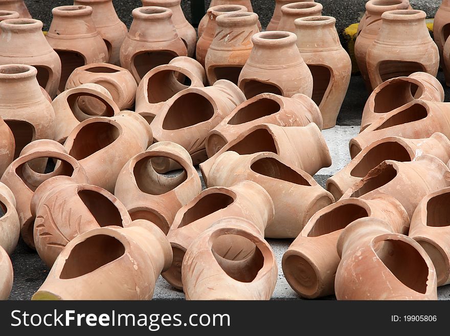Exhibition of amphorae in amphorae