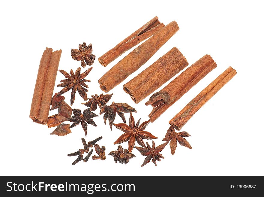 Assortment Of Dried Spices Used For Cooking.