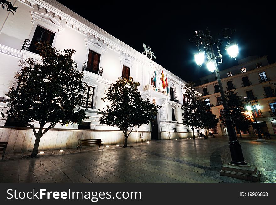 City council of Granada in Carmen's square, Granada, Andalusia, Spain