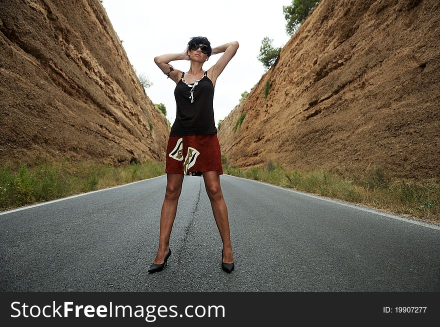 Woman On The Road