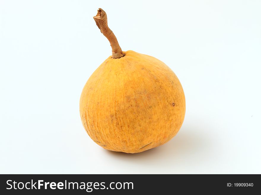 Tropical fruit, santol on white background. Tropical fruit, santol on white background