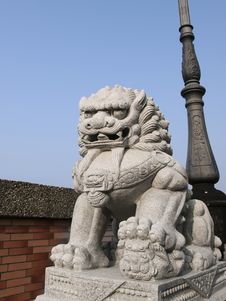Chinese Stone Lion Stock Photography Chinese Stone Lion Stock Photography