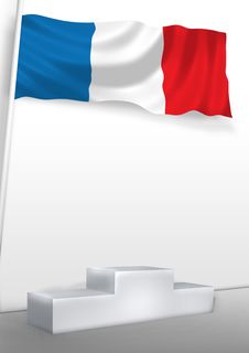 France On Pedestal Royalty Free Stock Image