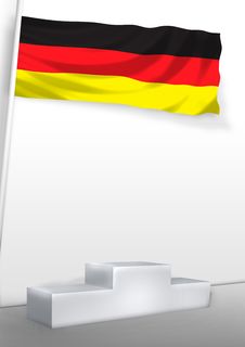 Germany On Pedestal Royalty Free Stock Images Germany On Pedestal Royalty Free Stock Images