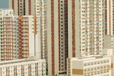 Packed Hong Kong Apartment Blocks Stock Photography Packed Hong Kong Apartment Blocks Stock Photography