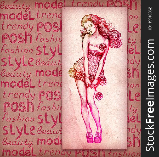 Pink Fashion Background