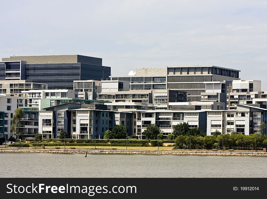 Apartments and offices on waterfront