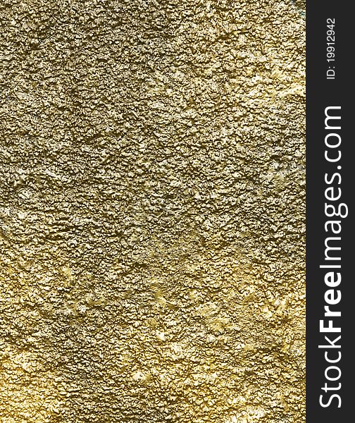 Wall texture in the outdoor of house, paint with gold color, good for background. Wall texture in the outdoor of house, paint with gold color, good for background