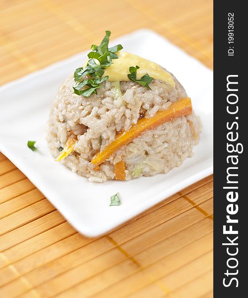 Rice with vegetables