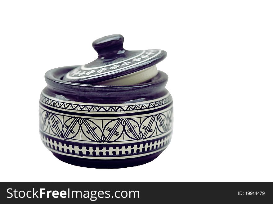 Earthenware Pot With Pattern