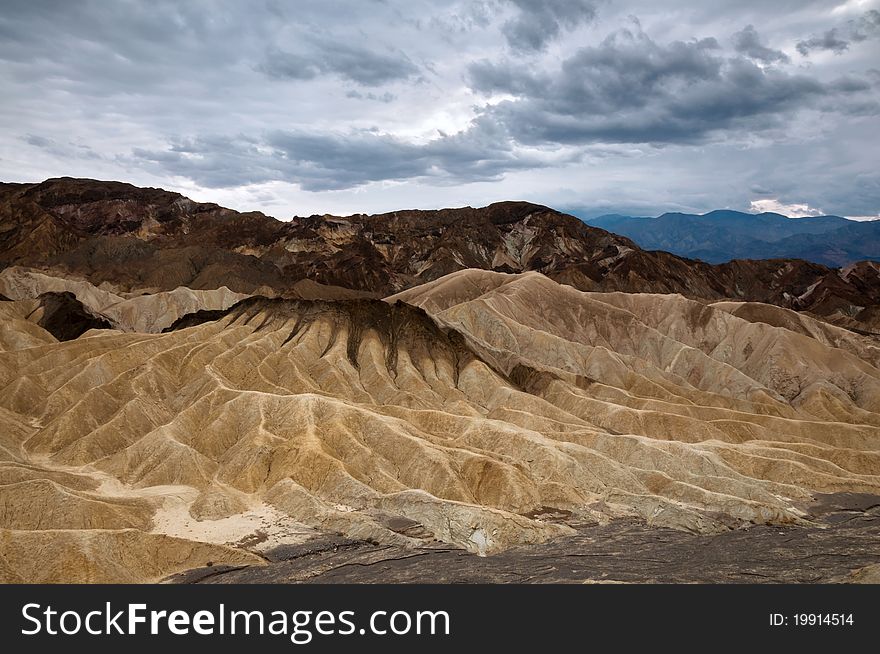 Image of desert landscape in Death Valley National Park, California, US. Image of desert landscape in Death Valley National Park, California, US.