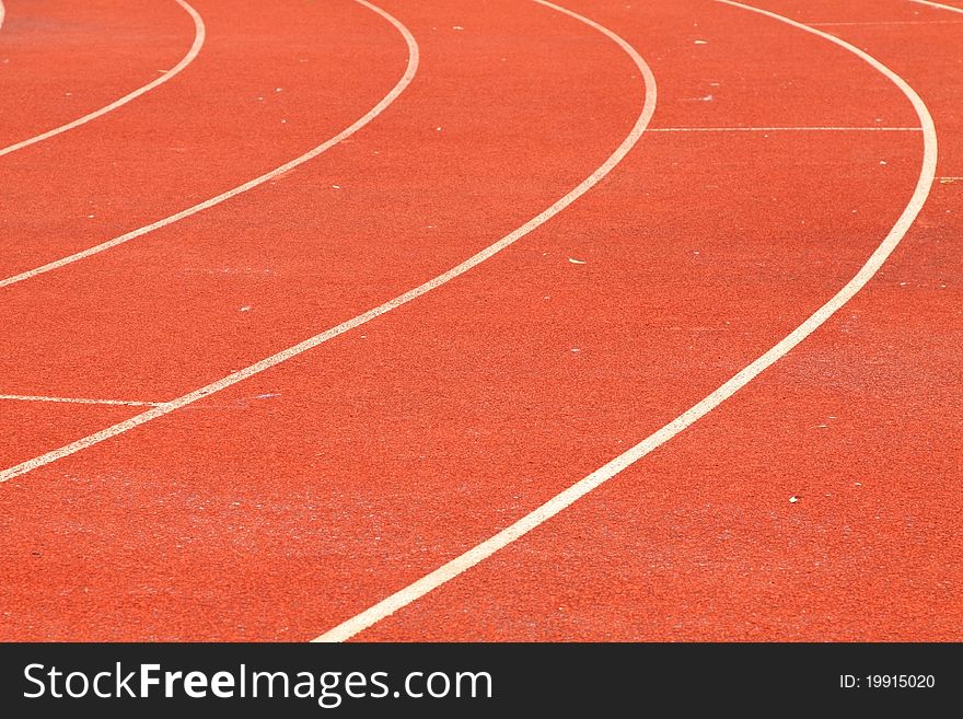 Running Track Lanes For Athletes