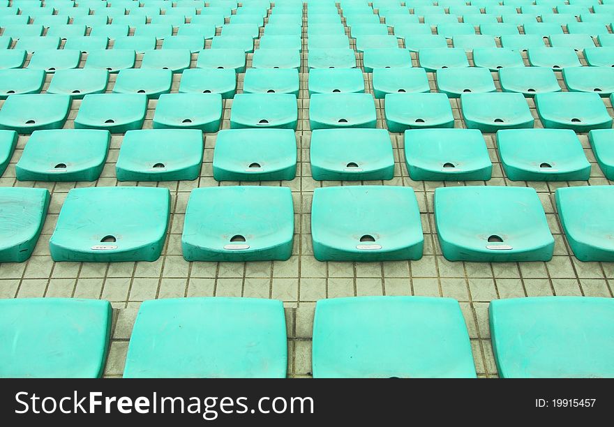 Abstract image in stadium with colorful chairs. Abstract image in stadium with colorful chairs.