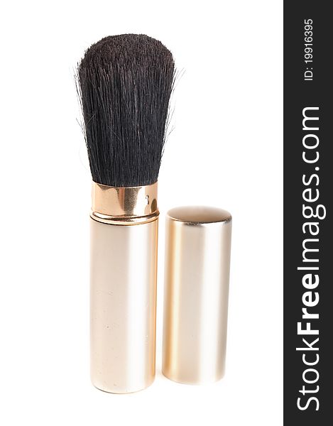 Cosmetic brush isolated on a white background