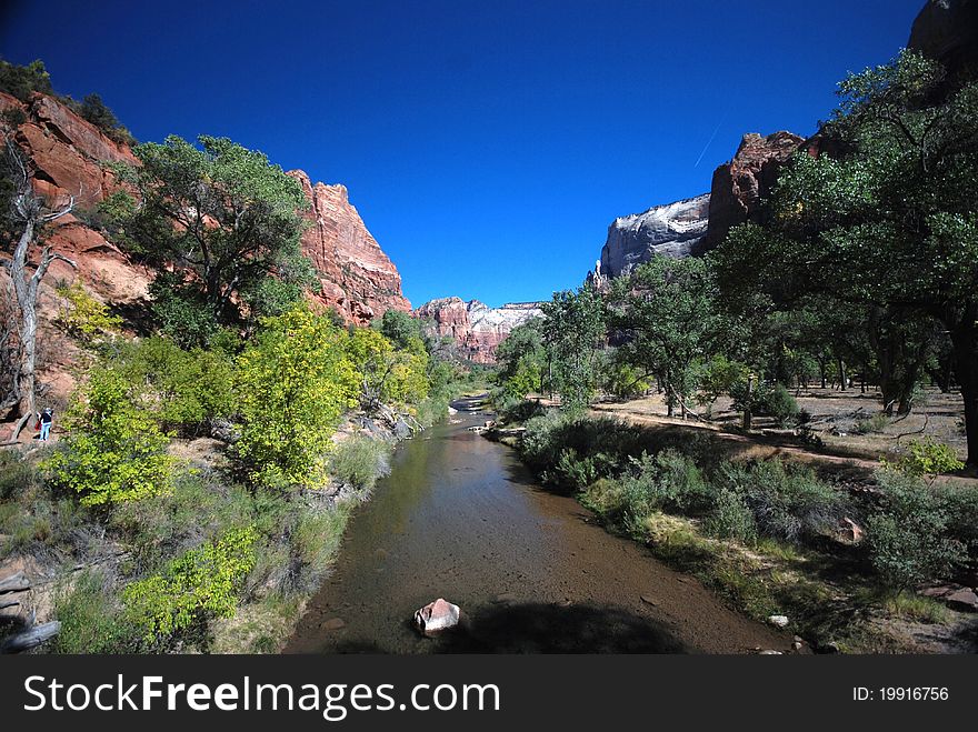 Zion Park Landscape