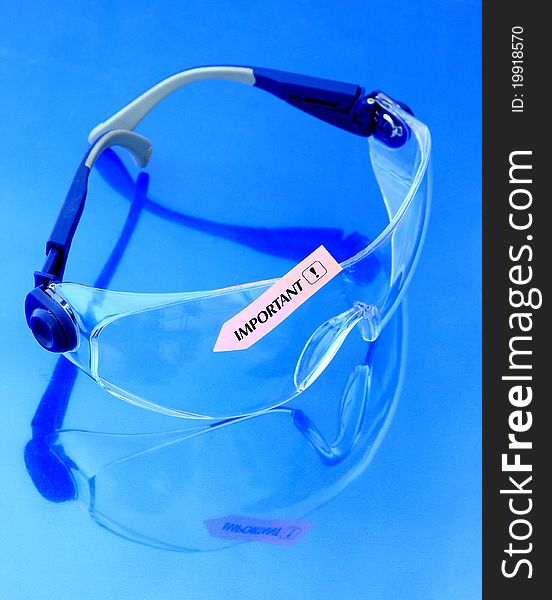 Work safety goggles, very important in some dangerous conditions