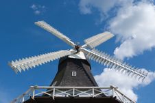 Wooden Windmill. Stock Image