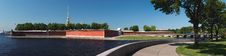 Peter And Paul Fortress Panorama Stock Photography Peter And Paul Fortress Panorama Stock Photography