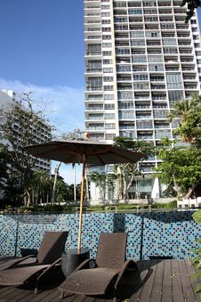 Pool In Front Of A Building Stock Image Pool In Front Of A Building Stock Image