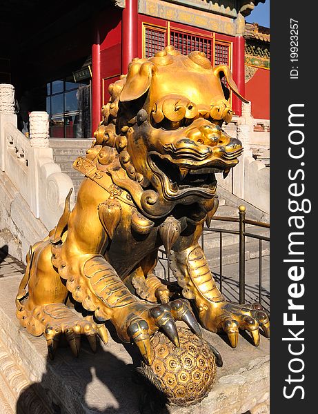 Forbidden City Golden Lion