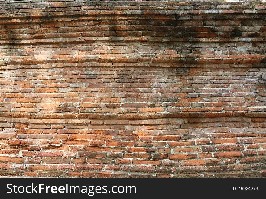Remaining wall from Phra Nakhon Si Ayutthaya province