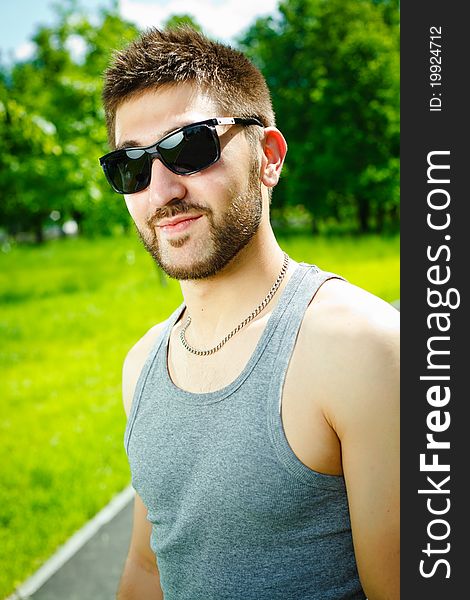 Young Man In Sunglasses