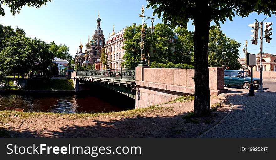 Kind on a cathedral of Spasa On Blood in the city of St.-Petersburg