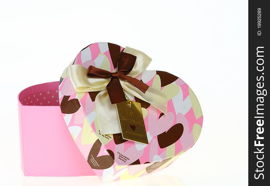 Gift Heart Pink Box