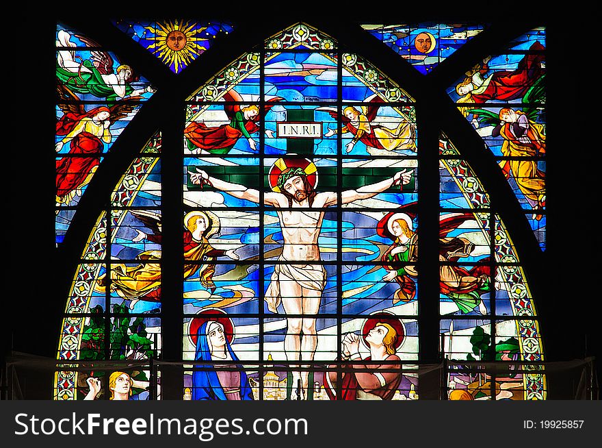 Colorful Stained Glass window