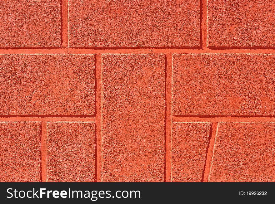Olde Red Brick Wall Background