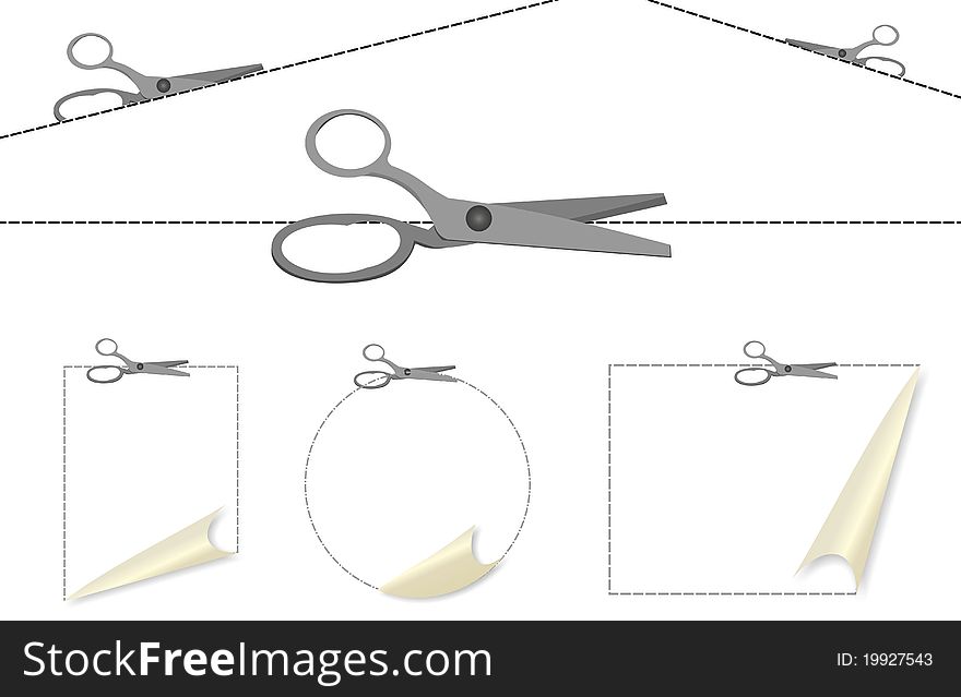 Clipping Set With Scissors