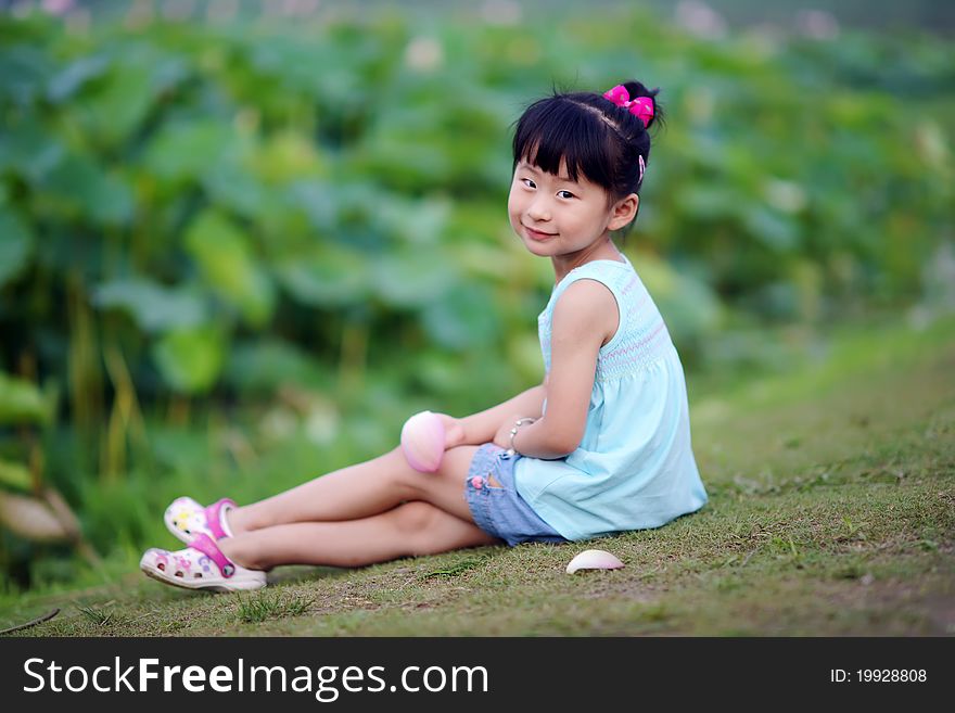 Chinese lovely pretty cute girl in the park. Chinese lovely pretty cute girl in the park