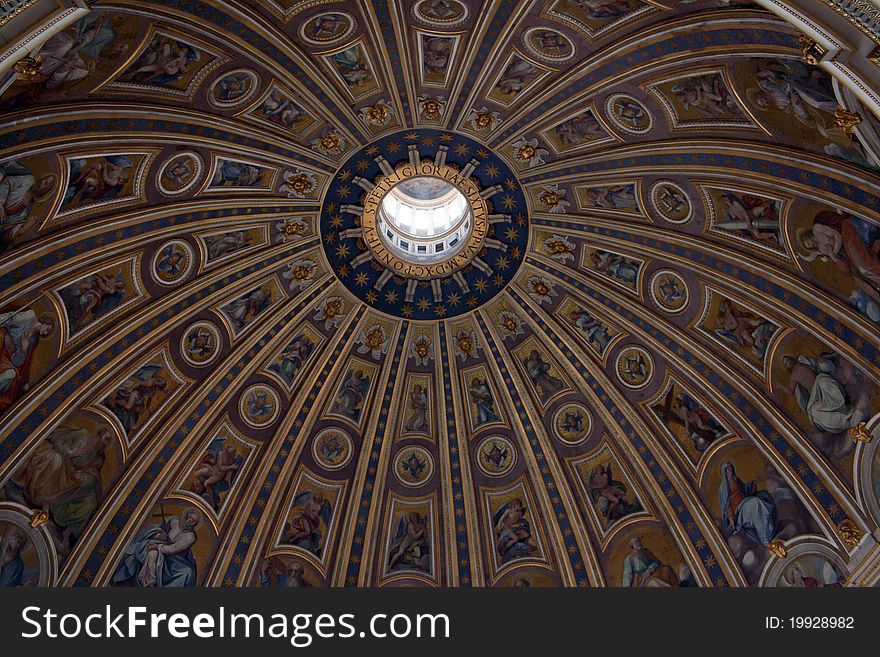 Dome of Saint Peter's Basilica in Rome