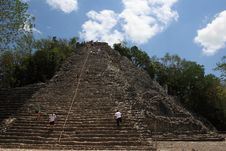 Climbing Nohoch Mul, Coba, Mexico Stock Photo Climbing Nohoch Mul, Coba, Mexico Stock Photo