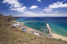 Porto Santo Harbor Stock Photo Porto Santo Harbor Stock Photo
