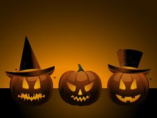 Halloween Pumpkins Royalty Free Stock Image