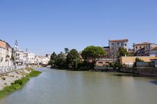 River And Old Buildings, Italy Stock Images River And Old Buildings, Italy Stock Images