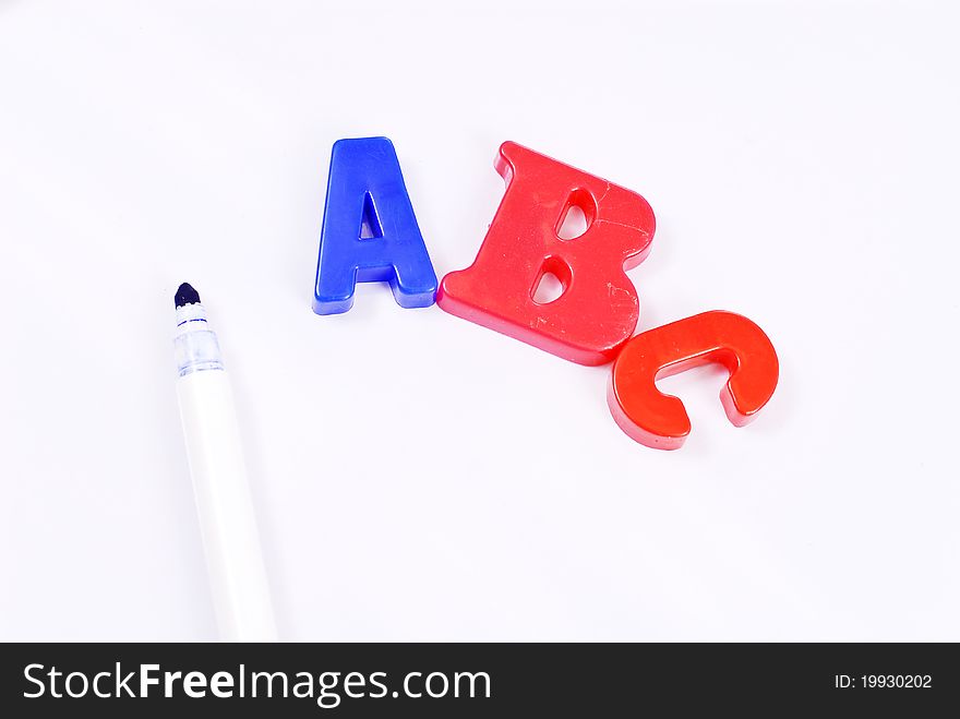 ABC Magnet Letters and Marker