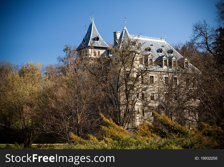 Castle in Goluchow, Poland