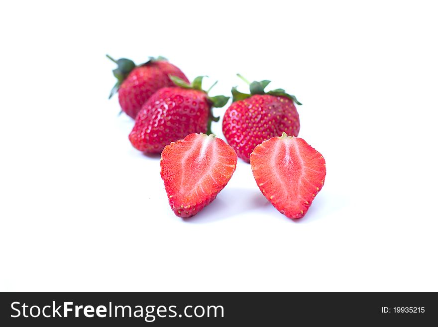 Strawberry on isolate white background