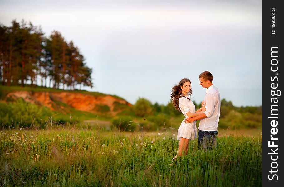 Portrait of a beautiful couple