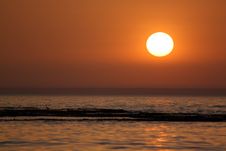 Mediterranian Sunset Stock Photo