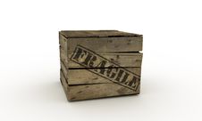 Fragile Crate Stock Images