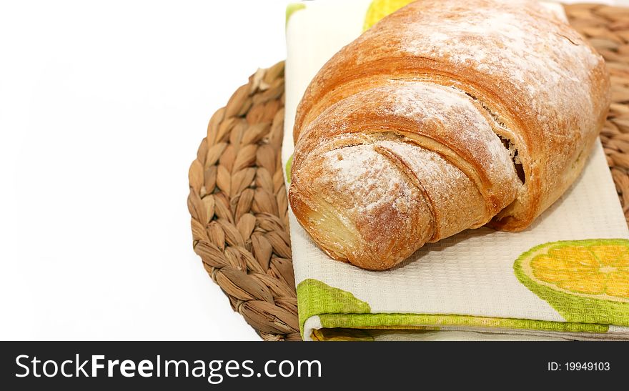 Croissant  With Icing Sugar